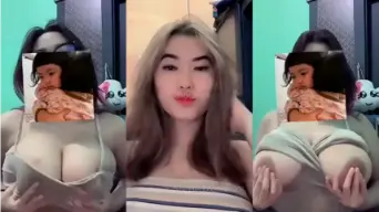 Gea Tiktok Menggoda Pakai Tanktop, Toge Bikin Geli