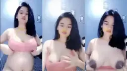 Bunda Hamil Yang Menggairahkan Dengan Payudara Penuh Asi