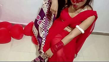 Pengantin Baru India Pake Sari Merah, Ngewe Heboh Bareng Suami Di Hari Valentine – Film Xxx Hindi Paling Hot