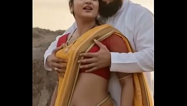 Desi Bhabhi Saree Nya Dada Diremas Mesra, Romansa Panas