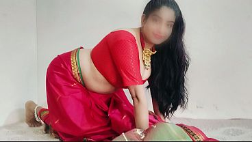 Bhabhi Merah Sari, Chut Basah Digebukin, Suara Desi Bikin Makin Panas
