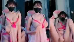 Cici Pia Mangga Serba Pink Bikin Sange Lihatnya